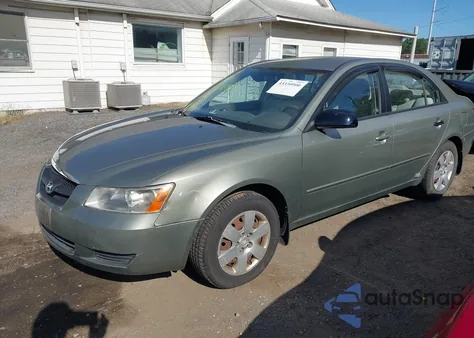 2008 Hyundai Sonata Gls из США, поврежденный, VIN 5NPET46C48H297763